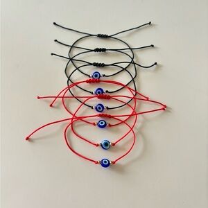 $3 bundled • evil eye bracelet dainty
